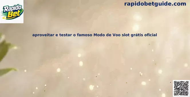 Modo de Voo slot grátis oficial