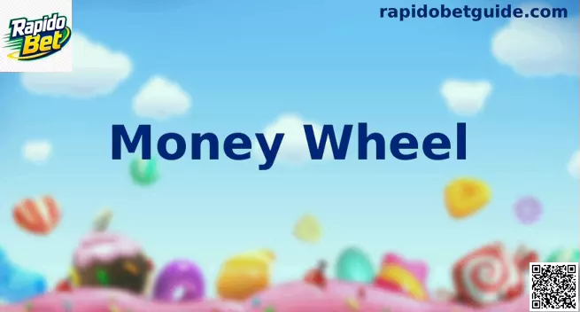 Interface do jogo Money Wheel na plataforma de cassino ao vivo Rapido Bet