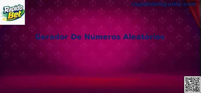 Gerador De Números Aleatórios Rapido Bet